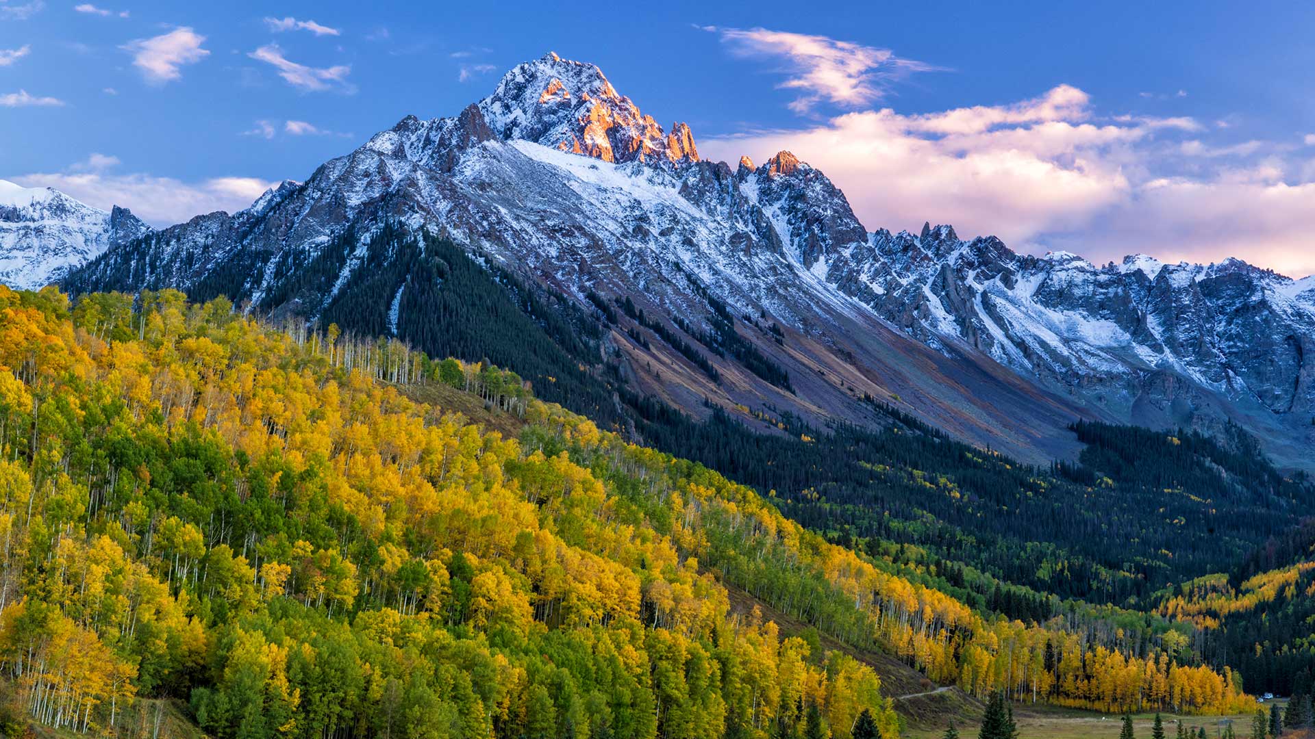 斯奈费尔斯山，里奇韦附近的圣胡安山脉，科罗拉多州，美国 (© lightphoto/Getty Images)